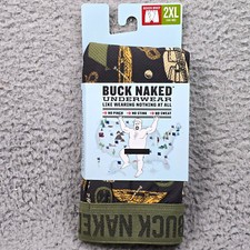 Duluth Trading Fast Dry Boxer Briefs Mens 2XL 44-46 Buck Naked Camping Wick NWT