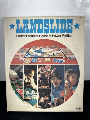Vintage Landslide Parker Brothers Power Politics Board Game 1971 COMPLETE!