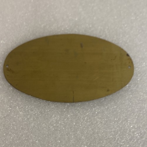 VINTAGE FORD DEALERSHIP EMBLEM~AMERICUS AUTO CO. AMERICUS, GA ~BRASS PLAQUE - Picture 5 of 7