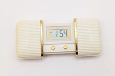 Vintage Advanced Digital Collapsible Travel Quartz Alarm Clock Keeps Time