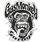 Gas Monkey Garage sticker 145x175mm car mancave van laptop motorhome Shop decal