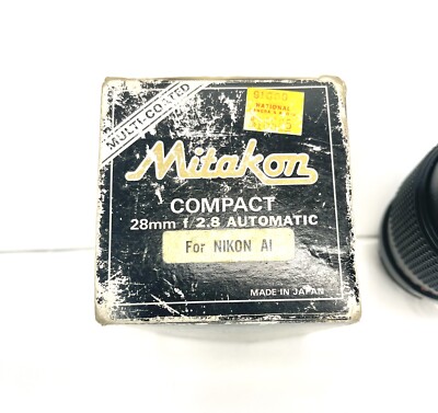 MITAKON 1:2.8 F=135mm WIDE ANGLE CAMERA LENS Not Original Box.