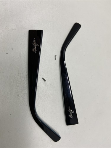 MAUI JIM PUNCHBOWL MJ 219-03 BLACK TEMPLE ARM PARTS WITH SCREWS :G16