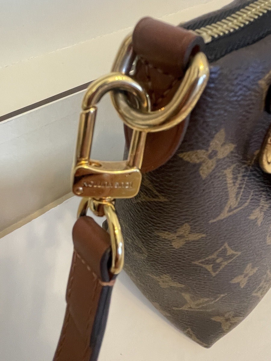 Authentic Louis Vuitton V Tote Monogram Canvas and Leather
