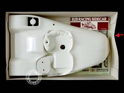 Tamiya 1/8 Vintage RC B2B Racing Sidecar Body Parts Set No. SP1125