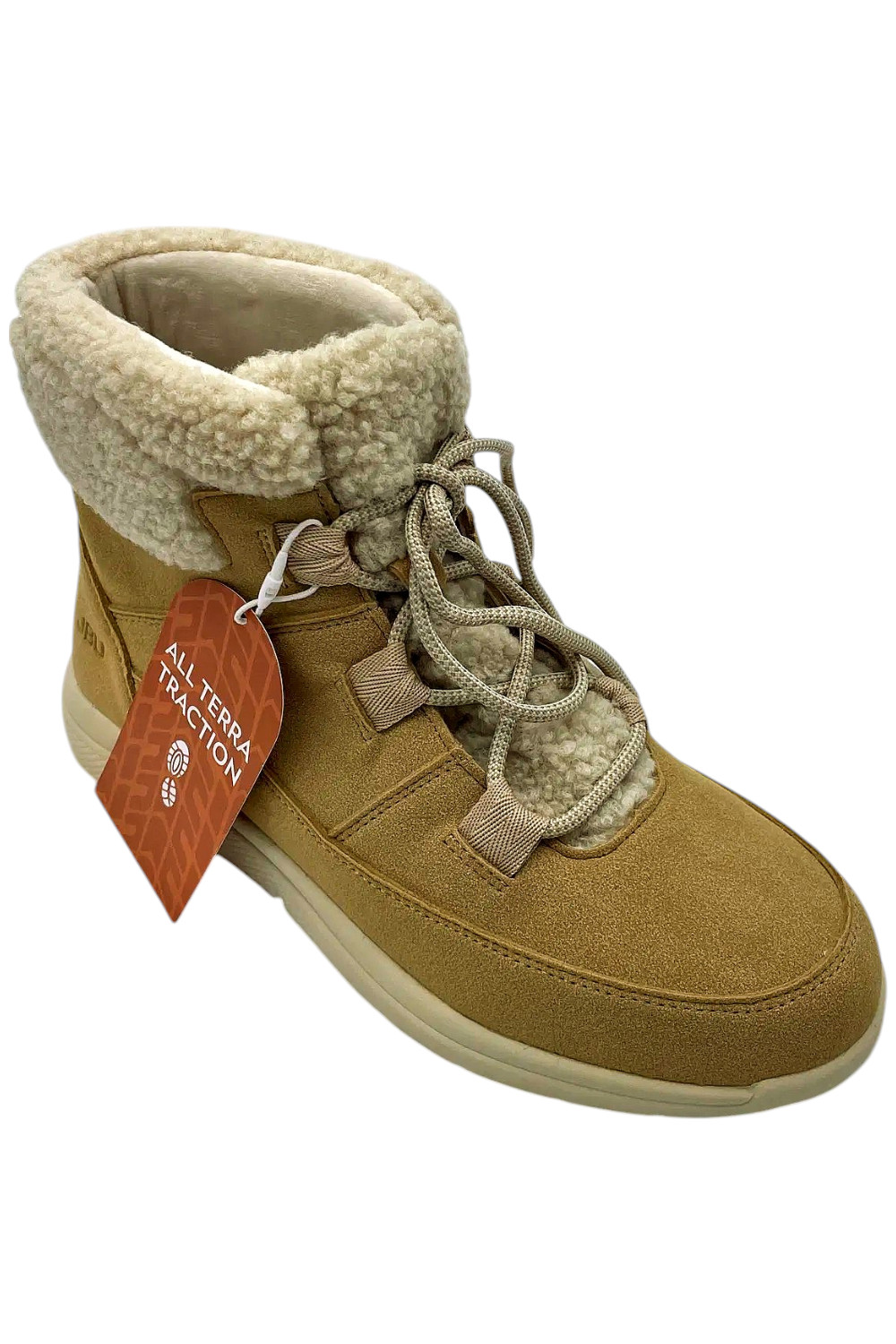 JBU by Jambu Women's Freeze Super Lightweight Lace-Up Boot Tan