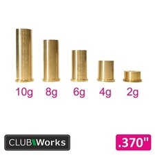 Golf club brass shaft tip swing weights - For steel iron shafts .370"