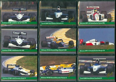 1992 GRID FORMULA ONE 1 F1 RACING 1-200 Card Collector's SEE LIST