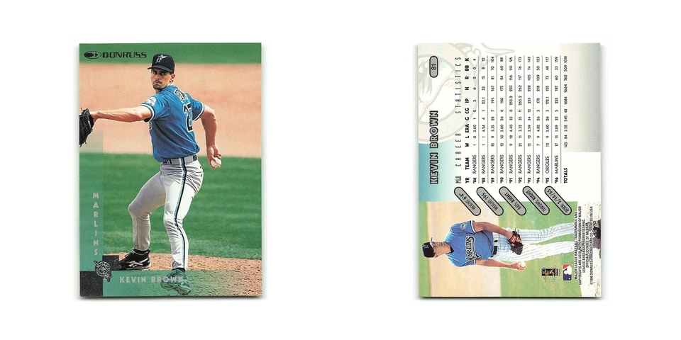Kevin Brown 1997 Donruss #81 Florida Marlins Baseball Card NM - Image 3 of 3