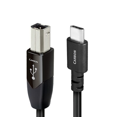 AudioQuest Carbon USB Cable - USB-B to USB-C, 0.75 Meter