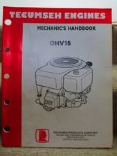 Tecumseh OHV 15 Mechanics Handbook