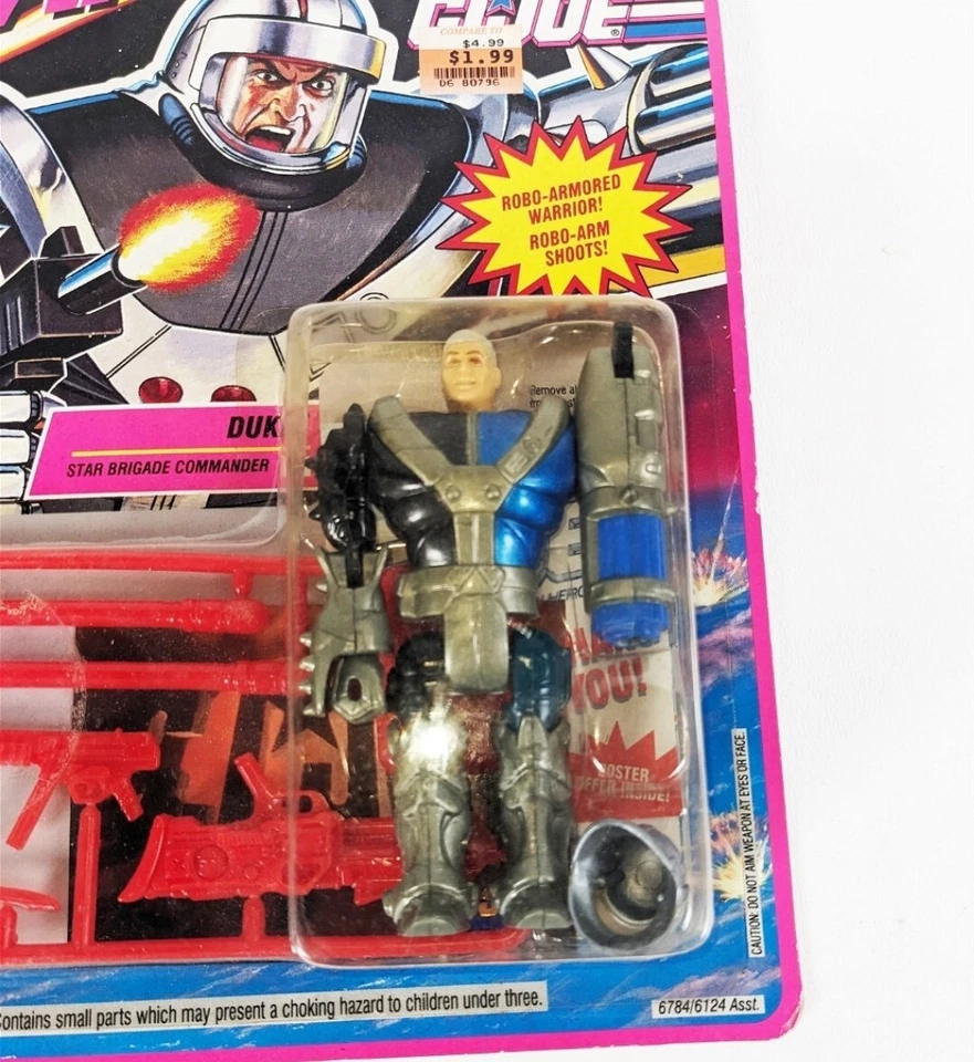 Figura de acción Duke Star Brigade GI Joe 1993 Hasbro NUEVA MOSC Foto 2 de 4