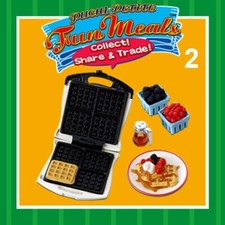 Re-Ment Fun meals Waffles No. 2  Berries Syru...