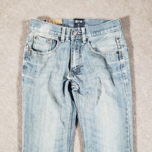 Fusai Jeans Mens 28x28 Blue Medium Wash 