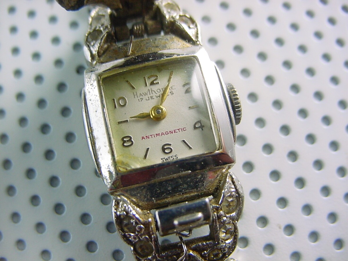 Hawthorne 17 Jewels Antimagnetic Swiss Ladies Watch | eBay