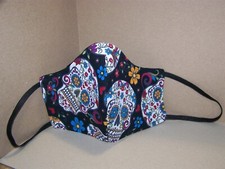SUGAR SKULLS FACE MASK WOMEN'S CHILDREN'S DAY OF THE DEAD D a de los Muertos