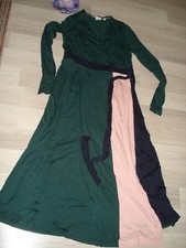 Boden Ladies Wrap around Colourblock Midi Dress Size 10R