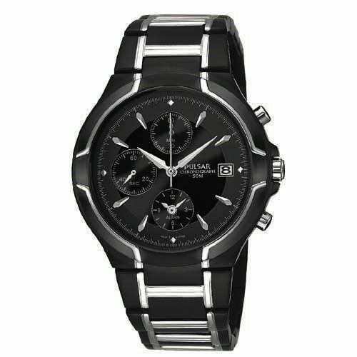 Pulsar Chronograph Black Dial Men’s Watch Pulsar Chronograph Men main image 2