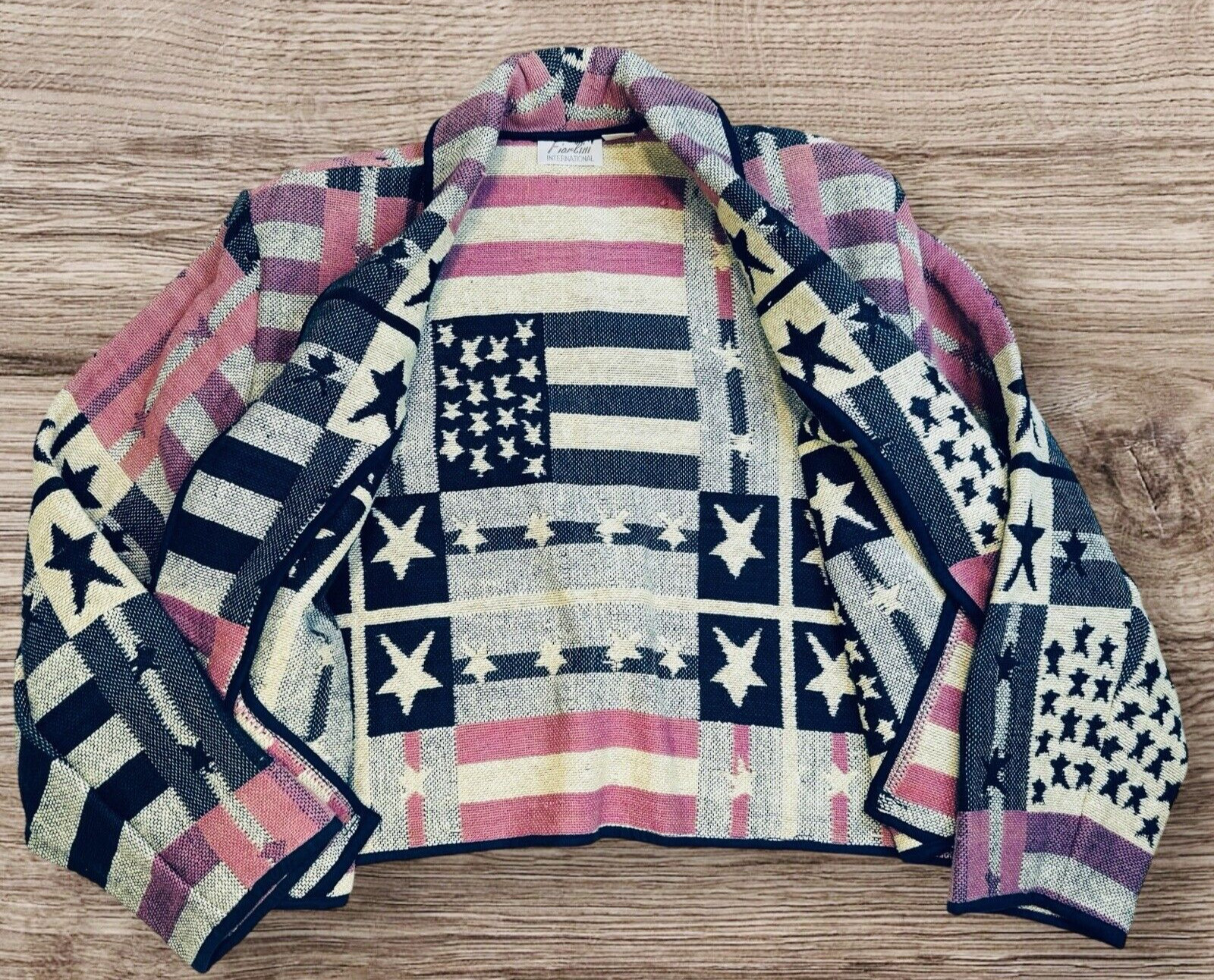 Aztec Tapestry Western Jacket Button Pockets Wome… - image 5