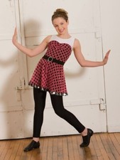 Revolution Dance Costume That Girl Outfit Leggings Polka Dots Dancewear CM