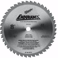 Milwaukee 48-40-4515 Blade 8 in. 42 Tooth Dry Cut Cermet Tipped