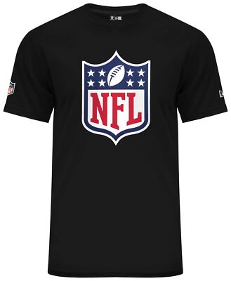 New Era Cap NFL Logo T-Shirt American Football Schwarz 5 Größen Sonderangebot