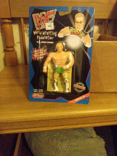 1998 Just Toys WWF B. A. BILLY GUNN  Bend-Ems Wres...