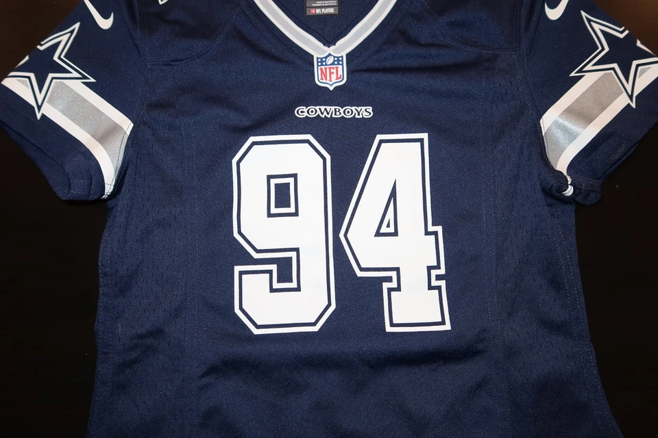Camiseta de futebol Nike On Field Dallas Cowboys DeMarcus Ware azul feminina tamanho P - Imagem 4 de 4
