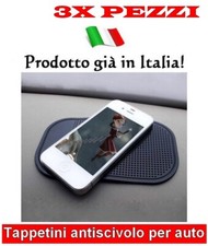 3X PEZZI Tappeto antiscivolo per barche auto pullman moto Fermaoggetti cruscotto