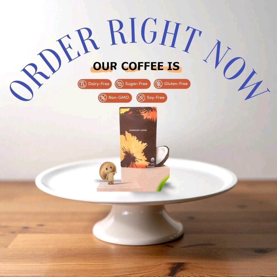 Café de champiñones nuevo 30 porciones Foto 4 de 4