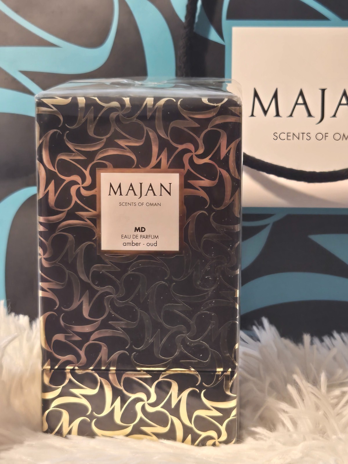 MAJAN Scents Of Oman MD Amber Oud Eau De Parfum Spray 50ml Sealed