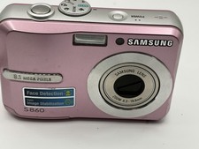 Samsung S860 8.1MP Digital Camera Pink - Tested Very Nice