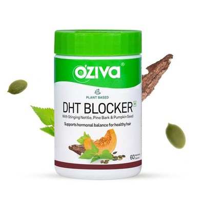 OZiva DHT Blocker Capsules 60Capsules Stinging Nettle Pine Bark Hair Support