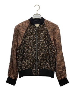 Veste blouson dentelle Gucci taille M noir 410131 ZGS82 du Japon
