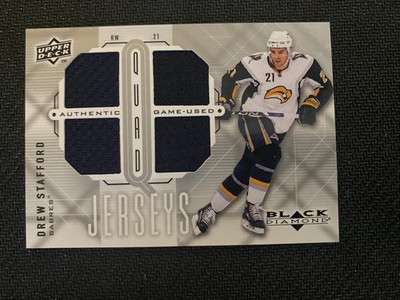 2009-10 Upper Deck Black Diamond #QJ-DS Drew Stafford Jerseys Quad