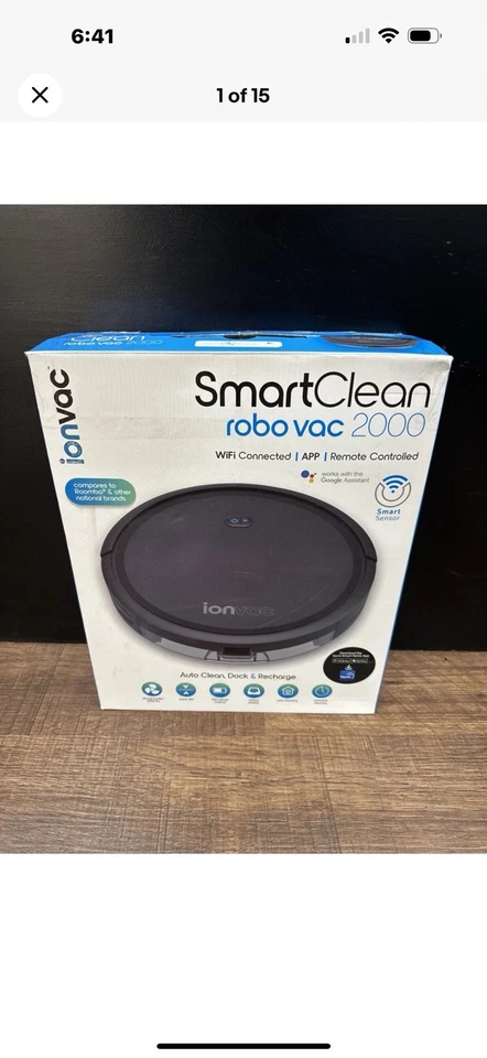 Ionvac SmartClean Robovac 2000 Vacuum Cleaner App/Remote Controller - Image 2 of 4