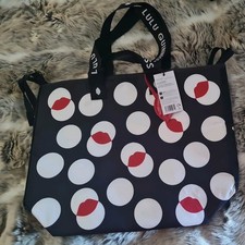 New! Waitrose Lulu Guinness Insulated Cool Bag Pucker Polka Long & Short Handles