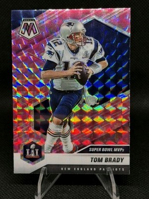 Tom Brady 2021 Panini Mosaic Super Bowl MVPs Prizm Insert #284 Patriots