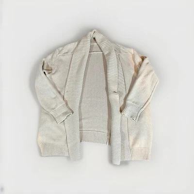 VINCE Shawl Collar Knit Cardigan Sweater Beige Men's Large L Oversized Open
