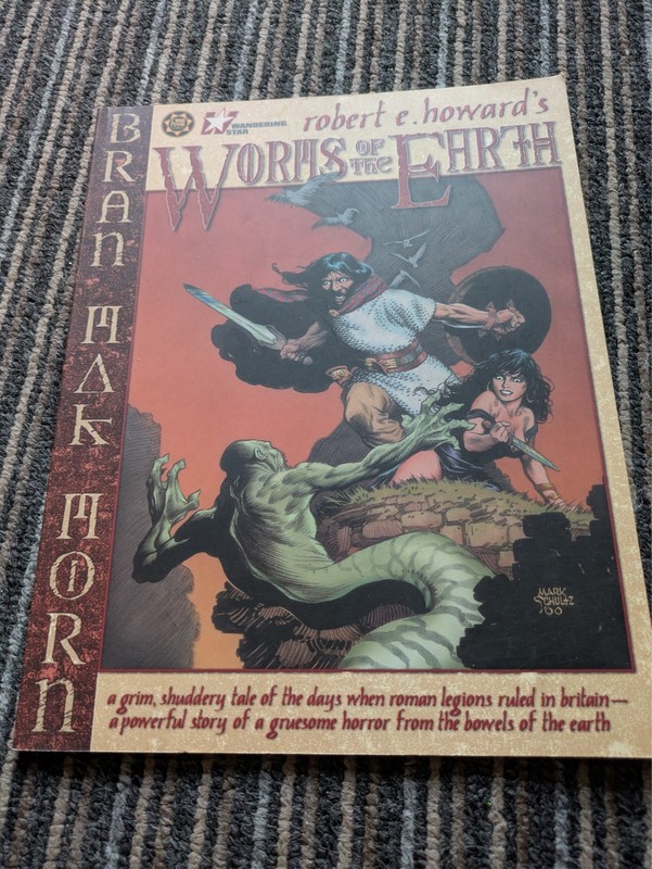 Worms of the Earth - Bran Mak Morn. By Robert E. Howard, Graphic Novel, 1990