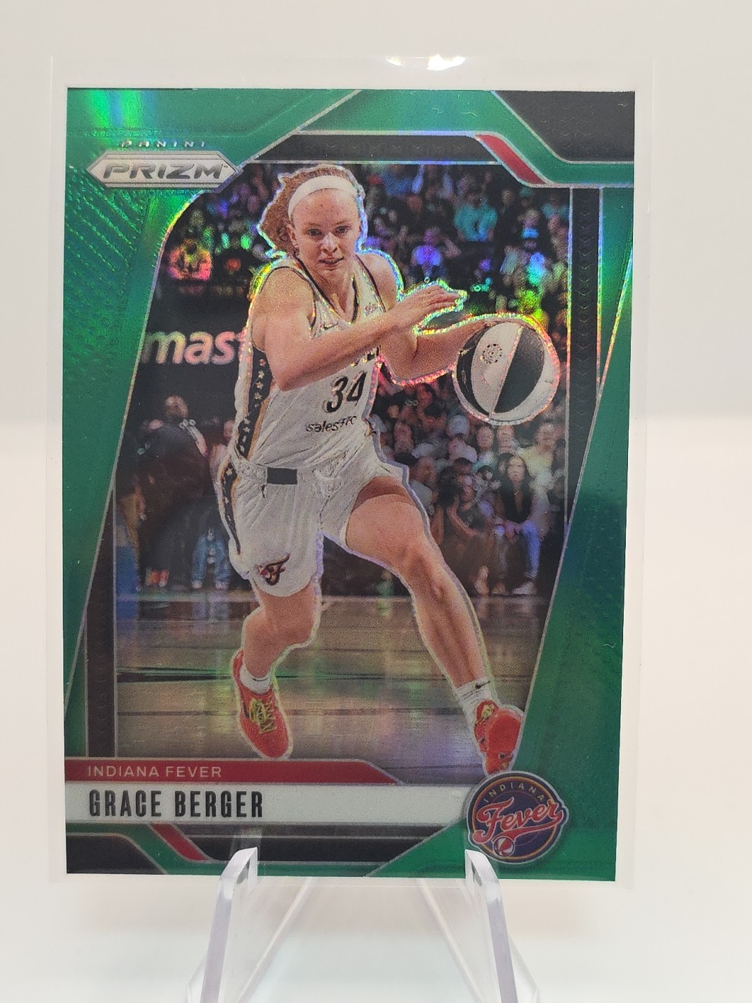 2024 Panini Prizm WNBA #89 Grace Berger Green Prizm
