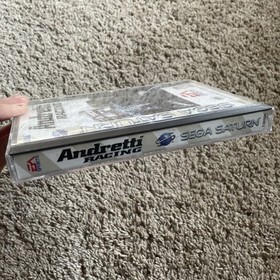 Andretti Racing (Sega Saturn, 1996) Complete with Box & Manual Tested Working