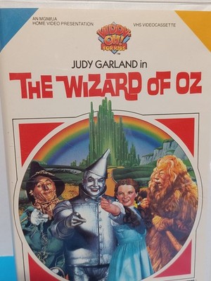 The Wizard of Oz 1939 VHS Tape 1985 Viddy-Oh! MGM Clamshell Judy