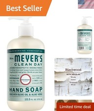 MRS. MEYER'S CLEAN DAY Hand Soap, Birchwood Scent, 12.5 Fl Oz Bottle