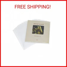 sdroceRyaM 10 Inches Vinyl Record Outer Sleeves, 50pcs Clear Anti- Static Album