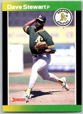 ⚾ 1989 Donruss Baseball's Best #99 Dave Stewart Oakland Athletics