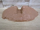 Vintage 1950's Marx Battle of Blue & Gray Playset Earthen Redoubt Mound Lt Brown