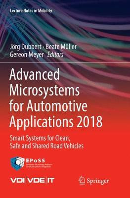 Advanced Microsystems for Automotive Applications 2018 - 9783030076320