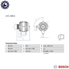ALTERNATOR 0 986 083 310 FOR SKODA OCTAVIA/III/Combi SUPERB YETI KODIAQ  VW
