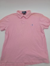 Polo Ralph Lauren Shirt Men L Custom Fit Pink Cotton. 43864